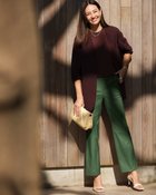 【ドゥクラッセ/DoCLASSE】のドライタッチ・切替ストレート/68cm 人気、トレンドファッション・服の通販 founy(ファニー) ファッション Fashion レディースファッション Fashion for Women パンツ Pants & Trousers 新作・新入荷 New Arrivals / New In ストレッチ Stretch, Stretchy Fabric ストレート Straight, Straight Cut センター Center, Center Line フラット Flat, Flat Shoes フロント Front, Front Design 人気 Popular, Best Seller ビジネス 仕事 通勤 Business / Work / Commuting 切替 Switching, Contrast Panel 夏 Summer 春 Spring S/S・春夏 SS, Spring/Summer, Warm Season thumbnail モスグリーン|ID: prp329100004872483 ipo3291000000036341472