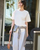 【ドゥクラッセ/DoCLASSE】のビューティフォルム・Tブラウス ホワイト|ID: prp329100004872484 ipo3291000000036341475