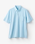 【ドゥクラッセ/DoCLASSE / MEN】の台衿付き速乾ビズポロ半袖 サックス|ID: prp329100004886592 ipo3291000000036484458