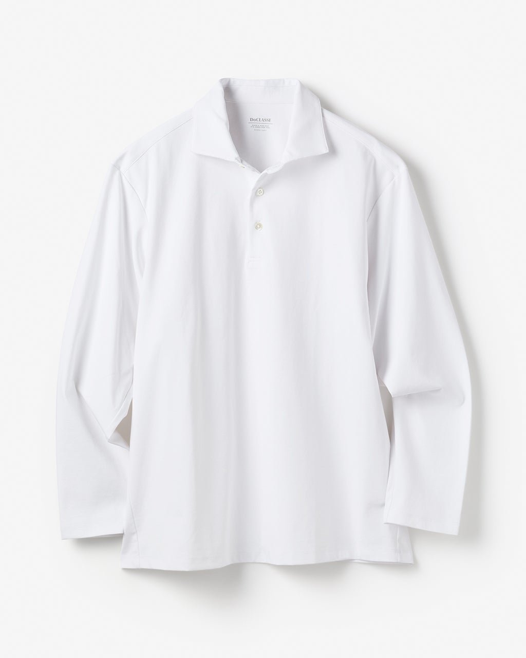 【ドゥクラッセ/DoCLASSE / MEN】のジャケット専用ドレスポロ長袖 インテリア・キッズ・メンズ・レディースファッション・服の通販 founy(ファニー) 　ファッション　Fashion　メンズファッション　Fashion for Men　トップス・カットソー　Cut & Sew Tops　メンズシャツ　Shirts　ポロシャツ / きれいめカジュアルスタイル　Polo Shirts　ジャケット　Jacket, Outerwear　テーラード　Tailored, Tailored Fit　ドレス　Dress, One-Piece　ビジネス 仕事 通勤　Business / Work / Commuting　ポロシャツ　Polo Shirt, Collared Tee　メンズ　Men's, Menswear　ワイド　Wide, Wide Fit　エレガント 上品　Elegant　長袖　Long Sleeve, Full Sleeve　ホワイト|ID: prp329100004886594 ipo3291000000036484468