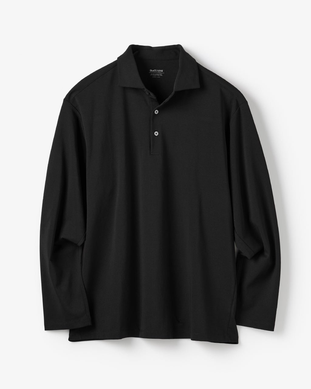 【ドゥクラッセ/DoCLASSE / MEN】のジャケット専用ドレスポロ長袖 インテリア・キッズ・メンズ・レディースファッション・服の通販 founy(ファニー) 　ファッション　Fashion　メンズファッション　Fashion for Men　トップス・カットソー　Cut & Sew Tops　メンズシャツ　Shirts　ポロシャツ / きれいめカジュアルスタイル　Polo Shirts　ジャケット　Jacket, Outerwear　テーラード　Tailored, Tailored Fit　ドレス　Dress, One-Piece　ビジネス 仕事 通勤　Business / Work / Commuting　ポロシャツ　Polo Shirt, Collared Tee　メンズ　Men's, Menswear　ワイド　Wide, Wide Fit　エレガント 上品　Elegant　長袖　Long Sleeve, Full Sleeve　ブラック|ID: prp329100004886594 ipo3291000000036484472