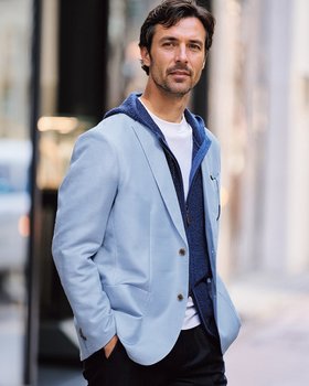 【ドゥクラッセ/DoCLASSE / MEN】の麻混からみ織りドライジャケット 人気、トレンドファッション・服の通販 founy(ファニー) ファッション Fashion メンズファッション Fashion for Men 新作・新入荷 New Arrivals / New In ジャケット Jacket, Outerwear ベスト Vest, Waistcoat メンズ Men's, Menswear リネン Linen, Linen Fabric エレガント 上品 Elegant 夏 Summer 春 Spring 軽量 Lightweight, Ultra Light |ID:prp329100004886598