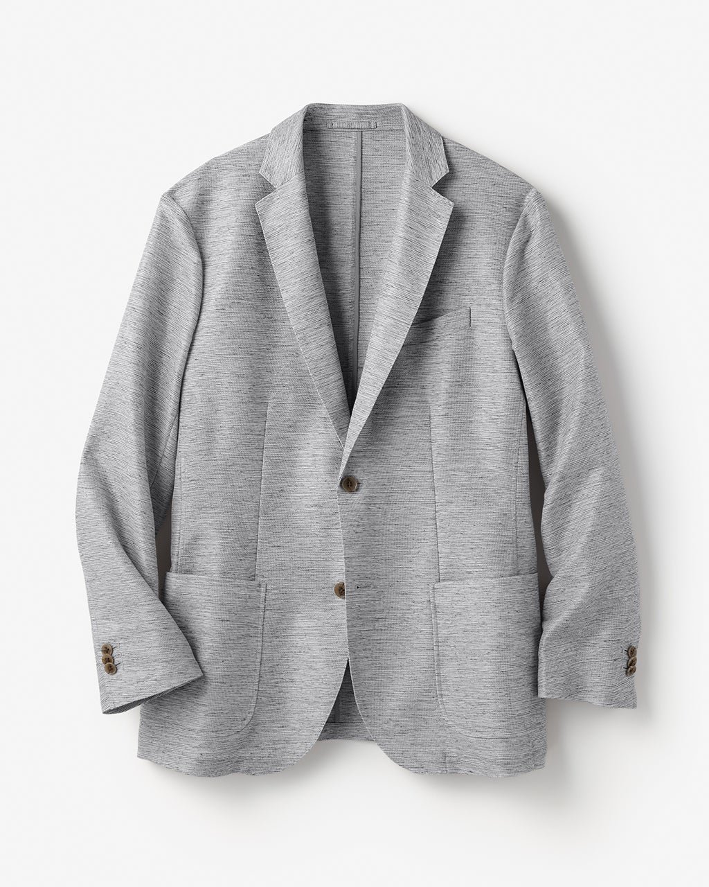 【ドゥクラッセ/DoCLASSE / MEN】の麻混からみ織りドライジャケット インテリア・キッズ・メンズ・レディースファッション・服の通販 founy(ファニー) 　ファッション　Fashion　メンズファッション　Fashion for Men　新作・新入荷　New Arrivals / New In　ジャケット　Jacket, Outerwear　ベスト　Vest, Waistcoat　メンズ　Men's, Menswear　リネン　Linen, Linen Fabric　エレガント 上品　Elegant　夏　Summer　春　Spring　軽量　Lightweight, Ultra Light　ライトグレー|ID: prp329100004886598 ipo3291000000036484495