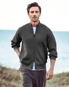 【ドゥクラッセ/DoCLASSE / MEN】の立体バスケット編みフルジップジャケット 人気、トレンドファッション・服の通販 founy(ファニー) ファッション Fashion メンズファッション Fashion for Men ゴルフ Golf ストレッチ Stretch, Stretchy Fabric バスケット Basket, Basket Bag パーカー Hoodie, Parka ブルゾン Blouson, Bomber Jacket ボーダー Border, Stripe メンズ Men's, Menswear エレガント 上品 Elegant thumbnail チャコール|ID: prp329100004899693 ipo3291000000036659793