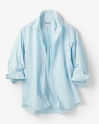 【ドゥクラッセ/DoCLASSE / MEN】のコットンリネン混ウォッシュ加工シャツ7分袖 サックス|ID: prp329100004909414 ipo3291000000036776249