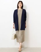 【ドゥクラッセ/DoCLASSE】のUVニット・トッパーカーディガン ミッドナイトブルー|ID:prp329100004919771