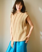 【ドゥクラッセ/DoCLASSE】の片畦サマーニット・バックスリットベスト 人気、トレンドファッション・服の通販 founy(ファニー) ファッション Fashion レディースファッション Fashion for Women アウター Coat / Outerwear Collection レディースジャケット・軽アウター Jackets インナー Innerwear ジャケット Jacket, Outerwear ストレート Straight, Straight Cut スリット Slit, Slit Detail ベスト Vest, Waistcoat ロング Long, Long-Length 人気 Popular, Best Seller 畦 Ribbed Knit thumbnail ベージュ|ID: prp329100004919774 ipo3291000000036910621