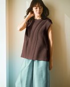 【ドゥクラッセ/DoCLASSE】の片畦サマーニット・バックスリットベスト 人気、トレンドファッション・服の通販 founy(ファニー) ファッション Fashion レディースファッション Fashion for Women アウター Coat / Outerwear Collection レディースジャケット・軽アウター Jackets インナー Innerwear ジャケット Jacket, Outerwear ストレート Straight, Straight Cut スリット Slit, Slit Detail ベスト Vest, Waistcoat ロング Long, Long-Length 人気 Popular, Best Seller 畦 Ribbed Knit thumbnail ブラウン|ID: prp329100004919774 ipo3291000000036910622