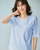 【ドゥクラッセ/DoCLASSE】のジュエルネックN/5分袖・ドゥクラッセTシャツ ペールブルー|ID: prp329100004919775 ipo3291000000037234848