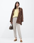 【ドゥクラッセ/DoCLASSE】のSARARI Air・テーパードパンツ ライトグレー|ID:prp329100004919780