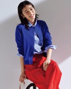 【ドゥクラッセ/DoCLASSE】のUVニット・シアーネックカーディガン ブルー|ID: prp329100004919789 ipo3291000000037093569