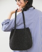 【ドゥクラッセ/DoCLASSE】のシャイニーバスケット・トートバッグM ブラック|ID:prp329100004919790