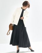 【ドゥクラッセ/DoCLASSE】のツイード・ノーカラージャケット オフホワイト|ID: prp329100004919795 ipo3291000000037093572