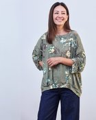 【ドゥクラッセ/DoCLASSE】のUVスラブ・ドルマンタックプルオーバー グレー&times;グリーン|ID: prp329100004919797 ipo3291000000037023051