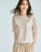 【ドゥクラッセ/DoCLASSE】のワイドフォルム/5分袖・ドゥクラッセTシャツ ライトグレー|ID:prp329100004919804