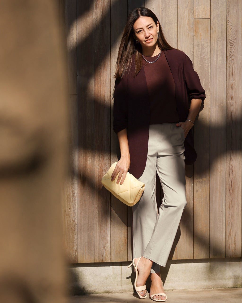 【ドゥクラッセ/DoCLASSE】のドライタッチ・切替ストレート/68cm インテリア・キッズ・メンズ・レディースファッション・服の通販 founy(ファニー) 　ファッション　Fashion　レディースファッション　Fashion for Women　パンツ　Pants & Trousers　春　Spring　切替　Switching, Contrast Panel　ストレッチ　Stretch, Stretchy Fabric　ストレート　Straight, Straight Cut　センター　Center, Center Line　人気　Popular, Best Seller　フラット　Flat, Flat Shoes　フロント　Front, Front Design　S/S・春夏　SS, Spring/Summer, Warm Season　新作・新入荷　New Arrivals / New In　夏　Summer　ビジネス 仕事 通勤　Business / Work / Commuting　ストーン|ID: prp329100004919806 ipo3291000000036910814