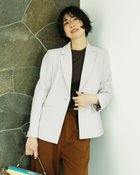 【ドゥクラッセ/DoCLASSE】の二重織カルゼ・テーラードジャケット グレー|ID: prp329100004919807 ipo3291000000037234871