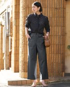 【ドゥクラッセ/DoCLASSE】のドライタッチ・ポケットベイカー/68cm チャコール|ID:prp329100004919816