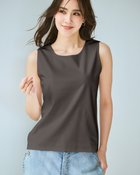 【ドゥクラッセ/DoCLASSE】のクルーネック/ノースリーブ・ドゥクラッセTシャツ チャコール|ID: prp329100004919819 ipo3291000000037244610
