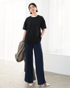 【ドゥクラッセ/DoCLASSE】のビューティフォルム・Tブラウス ブラック|ID: prp329100004919824 ipo3291000000037244633