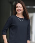 【ドゥクラッセ/DoCLASSE】のコンパクトフォルム/7分袖・ドゥクラッセTシャツ ミッドナイトブルー|ID: prp329100004919830 ipo3291000000036910967