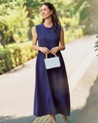 【ドゥクラッセ/DoCLASSE】の構築ニット・フレアワンピース 人気、トレンドファッション・服の通販 founy(ファニー) ファッション Fashion レディースファッション Fashion for Women ワンピース Dresses シェイプ Shape, Slim Fit ノースリーブ Sleeveless, No-Sleeve フレア Flare, Flared thumbnail ネイビー|ID: prp329100004919832 ipo3291000000036910973