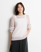 【ドゥクラッセ/DoCLASSE】のスーパーキッドモヘア・シアーニット ライラック|ID: prp329100004919835 ipo3291000000037101409