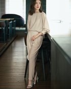 【ドゥクラッセ/DoCLASSE】のストレッチジョーゼット・ハイタックパンツ 人気、トレンドファッション・服の通販 founy(ファニー) ファッション Fashion レディースファッション Fashion for Women パンツ Pants & Trousers ストレッチ Stretch, Stretchy Fabric セットアップ Set-Up, Coordinated Outfit エレガント 上品 Elegant thumbnail ストーン|ID: prp329100004919837 ipo3291000000036910986