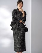 【ドゥクラッセ/DoCLASSE】のレオパードジャカード・2WAYペプラムスカート 人気、トレンドファッション・服の通販 founy(ファニー) ファッション Fashion レディースファッション Fashion for Women スカート Skirts シャイニー Shiny, Glossy Finish シンプル Simple, Minimal ジャカード／ジャガード Jacquard, Woven Pattern ジャケット Jacket, Outerwear スタイリッシュ Stylish, Fashionable ストレート Straight, Straight Cut セットアップ Set-Up, Coordinated Outfit フリル Frill, Ruffle プリント Print, Printed Pattern ペプラム Peplum, Flared Hem モノトーン Monotone, Black and White レオパード Leopard, Animal Print thumbnail ブラックパターン|ID: prp329100004919847 ipo3291000000036911028