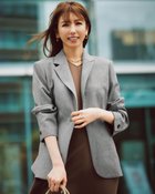 【ドゥクラッセ/DoCLASSE】のグラシエツイル・バックペプラムジャケット 人気、トレンドファッション・服の通販 founy(ファニー) ファッション Fashion レディースファッション Fashion for Women アウター Coat / Outerwear Collection レディースジャケット・軽アウター Jackets オケージョン Occasion Wear シンプル Simple, Minimal ジャケット Jacket, Outerwear セットアップ Set-Up, Coordinated Outfit テーラード Tailored, Tailored Fit フォルム Silhouette, Form フレア Flare, Flared ペプラム Peplum, Flared Hem ビジネス 仕事 通勤 Business / Work / Commuting 定番 Standard, Basic Item 洗える Machine Washable thumbnail グレー|ID: prp329100004919852 ipo3291000000036911049