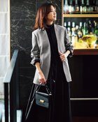 【ドゥクラッセ/DoCLASSE】のグラシエツイル・ノーカラージャケット 人気、トレンドファッション・服の通販 founy(ファニー) ファッション Fashion レディースファッション Fashion for Women アウター Coat / Outerwear Collection レディースジャケット・軽アウター Jackets ノーカラージャケット / シンプル上品コーデ Collarless Jackets オケージョン Occasion Wear ジャケット Jacket, Outerwear フォルム Silhouette, Form ビジネス 仕事 通勤 Business / Work / Commuting 洗える Machine Washable thumbnail グレー|ID: prp329100004919855 ipo3291000000036911067