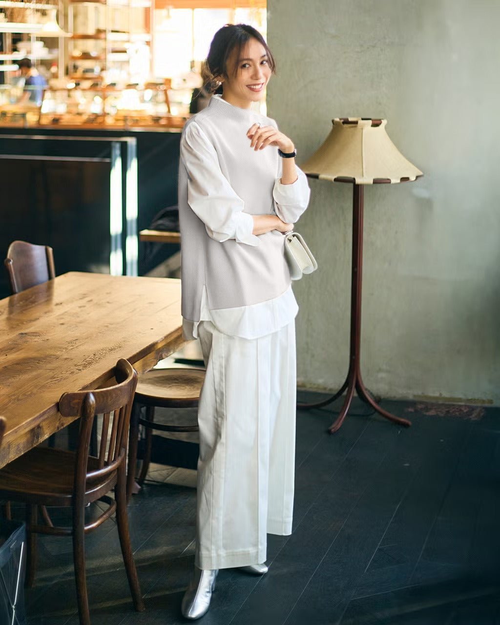 【ドゥクラッセ/DoCLASSE】の片畦編み・ボトルネックベスト インテリア・キッズ・メンズ・レディースファッション・服の通販 founy(ファニー) ファッション Fashion レディースファッション Fashion for Women アウター Coat / Outerwear Collection トップス・カットソー Cut & Sew Tops ニット Knit Tops & Sweaters ベスト&ジレ / 重ね着スタイル Vests & Gilets 畦編みニット・テクスチャードトップス Ribbed Knit Sweaters / Textured Knit Tops スマート Smart, Elegant セーター Sweater, Knitwear タートル Turtleneck, Turtle Collar ハイネック High Neck, Mock Neck ベスト Vest, Waistcoat ボトルネック Bottle Neck, Mock Neck 畦 Ribbed Knit ライトグレー|ID: prp329100004919867 ipo3291000000036911132