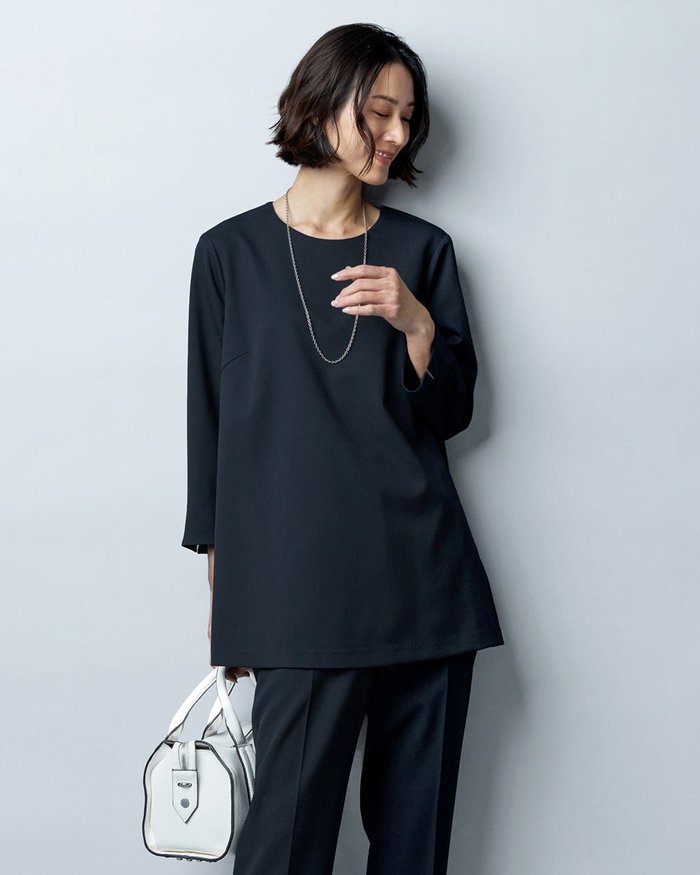 【ドゥクラッセ/DoCLASSE】のトリニティツイル・プルオーバー インテリア・キッズ・メンズ・レディースファッション・服の通販 founy(ファウニー) https://founy.com/ ファッション Fashion レディースファッション Fashion for Women トップス・カットソー Cut & Sew Tops シャツ・ブラウス・オフィスカジュアル Elegant Blouses & Button-Ups カジュアルプルオーバー・ニットトップス Pullovers & Knit Tops / Casual Pullovers オケージョン Occasion Wear サマー Summer, Summer Style ジャケット Jacket, Outerwear ストレッチ Stretch, Stretchy Fabric スーツ Suit, Formalwear セットアップ Set-Up, Coordinated Outfit おすすめ Recommended / Our Picks 夏 Summer エレガント 上品 Elegant 入学式 Entrance Ceremony ビジネス 仕事 通勤 Business / Work / Commuting |ID: prp329100004919868 ipo3291000000036911133