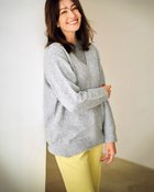 【ドゥクラッセ/DoCLASSE】のウール混タム・Vネックロングニット 人気、トレンドファッション・服の通販 founy(ファニー) ファッション Fashion レディースファッション Fashion for Women トップス・カットソー Cut & Sew Tops ニット Knit Tops & Sweaters Vネックトップス V-Neck Tops / V-Cut Neckline Shirts なめらか Smooth, Silky Texture ストレッチ Stretch, Stretchy Fabric スマート Smart, Elegant チュニック Tunic, Long Top デコルテ Décolleté, Neckline リラックス Relax, Relaxed Fit エレガント 上品 Elegant 人気 Popular, Best Seller thumbnail ライトグレー|ID: prp329100004919874 ipo3291000000036911186