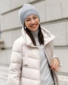 【ドゥクラッセ/DoCLASSE】のラメ糸スパンコール・ニットビーニー グレー|ID: prp329100004919875 ipo3291000000036911193