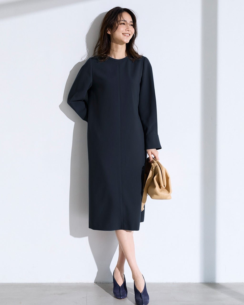 【ドゥクラッセ/DoCLASSE】のスポンジWクロス・Aラインワンピース 人気、トレンドファッション・服の通販 founy(ファニー) 　ファッション　Fashion　レディースファッション　Fashion for Women　ワンピース　Dresses　Aラインワンピース・フレアシルエット　A-Line Dresses / Flared Silhouette Dresses　なめらか　Smooth, Silky Texture　シンプル　Simple, Minimal　ストレッチ　Stretch, Stretchy Fabric　人気　Popular, Best Seller　ビジネス 仕事 通勤　Business / Work / Commuting　春　Spring　 other-1|ID: prp329100004919887 ipo3291000000036911258