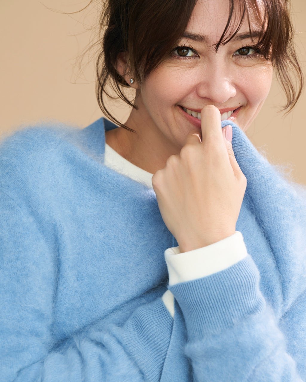 【ドゥクラッセ/DoCLASSE】のミンクタッチカシミヤ・カーディガン インテリア・キッズ・メンズ・レディースファッション・服の通販 founy(ファニー) 　ファッション　Fashion　レディースファッション　Fashion for Women　トップス・カットソー　Cut & Sew Tops　カーディガン・羽織り　Layered Style Cardigans　エアリー　Airy Texture　カーディガン　Cardigan, Knitwear　シンプル　Simple, Minimal　スペシャル　Special, Limited Edition　テクスチャー　Texture, Textured Fabric　リュクス　Luxury, Elegant, High-End, Chic　A/W・秋冬　Autumn/Winter　ペールブルー|ID: prp329100004919889 ipo3291000000036911270