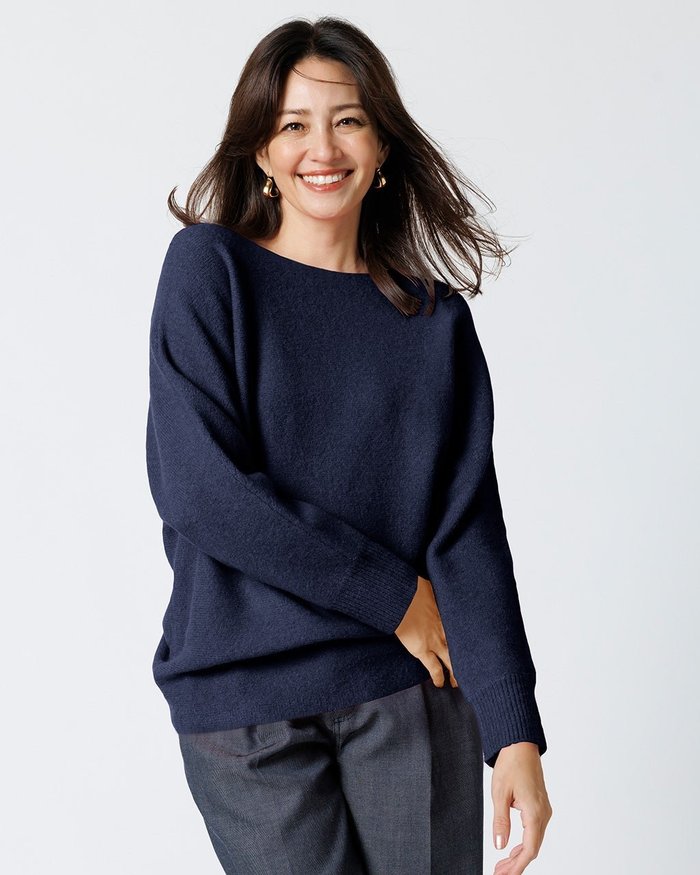 【ドゥクラッセ/DoCLASSE】のウール混タム・ボートネックニット インテリア・キッズ・メンズ・レディースファッション・服の通販 founy(ファニー) https://founy.com/ ファッション Fashion レディースファッション Fashion for Women トップス・カットソー Cut & Sew Tops ニット Knit Tops & Sweaters なめらか Smooth, Silky Texture ストレッチ Stretch, Stretchy Fabric セーター Sweater, Knitwear フェミニン Feminine, Girly エレガント 上品 Elegant 人気 Popular, Best Seller |ID: prp329100004919899 ipo3291000000037101467