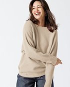 【ドゥクラッセ/DoCLASSE】のウール混タム・ボートネックニット ライトベージュ|ID: prp329100004919899 ipo3291000000037101470