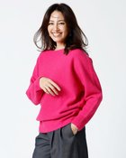 【ドゥクラッセ/DoCLASSE】のウール混タム・ボートネックニット ピンク|ID: prp329100004919899 ipo3291000000037101474