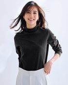 【ドゥクラッセ/DoCLASSE】の超長綿ハイネック/無地 ブラック|ID: prp329100004919900 ipo3291000000036911333