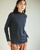 【ドゥクラッセ/DoCLASSE】の超長綿ハイネック/無地 ミッドナイトブルー|ID: prp329100004919900 ipo3291000000036911335
