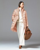 【ドゥクラッセ/DoCLASSE】の艶Airダウン・スタンドカラーロングコート ソフトピンク|ID: prp329100004919901 ipo3291000000036911345