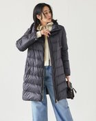 【ドゥクラッセ/DoCLASSE】の艶Airダウン・スタンドカラーロングコート ニュアンスグレー|ID: prp329100004919901 ipo3291000000036911346