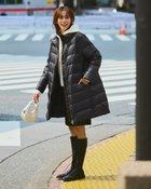 【ドゥクラッセ/DoCLASSE】の艶Airダウン・スタンドカラーロングコート ブラック|ID: prp329100004919901 ipo3291000000037101477