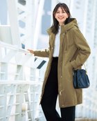 【ドゥクラッセ/DoCLASSE】のマジカルサーモ・グログランコート/立体フード カーキベージュ|ID: prp329100004919902 ipo3291000000037023194