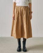 【ドゥクラッセ/DoCLASSE】の光沢タフタ・ギャザープリーツスカート ベージュ|ID: prp329100004919948 ipo3291000000036911522