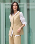 【ドゥクラッセ/DoCLASSE】のスポンジWクロス・コンパクトジレ ベージュ|ID: prp329100004919973 ipo3291000000037093622