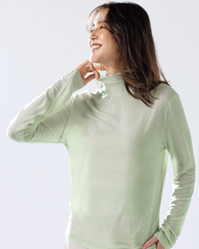 【ドゥクラッセ/DoCLASSE】のスキンタッチウール・ハイネック インテリア・キッズ・メンズ・レディースファッション・服の通販 founy(ファニー) https://founy.com/ ファッション Fashion レディースファッション Fashion for Women トップス・カットソー Cut & Sew Tops シャツ・ブラウス・オフィスカジュアル Elegant Blouses & Button-Ups ロングTシャツ・Tシャツ Longline T-Shirts & Tees カットソー・ベーシックTシャツ Cut-and-Sewn Tops / Stretch Tees & Basics インナー Innerwear カットソー Cut and Sewn Top シアー Sheer, See-Through ハイネック High Neck, Mock Neck ミックス Mix, Mixed Style ロング Long, Long-Length A/W・秋冬 Autumn/Winter |ID: prp329100004919977 ipo3291000000036911620