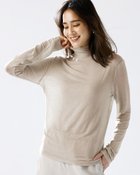 【ドゥクラッセ/DoCLASSE】のスキンタッチウール・ハイネック ライトグレー|ID: prp329100004919977 ipo3291000000036911626